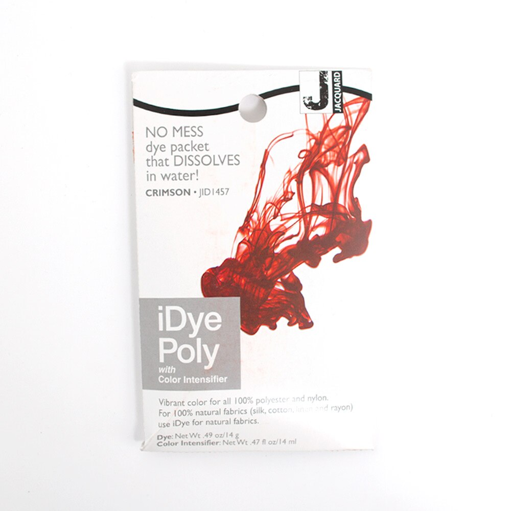 Jacquard, Fabric Dye, Art & School, iDye, Poly, 14gm, 47172, Poly Crimson